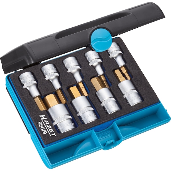 DISH// セット Hazet 986 - SCREWDRIVER SOCKET SET - 9 PCS HZ986/9 | Zoro